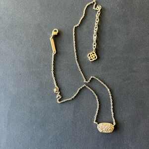 Kendra Scott Drusy Elisa Necklace- Rose Gold